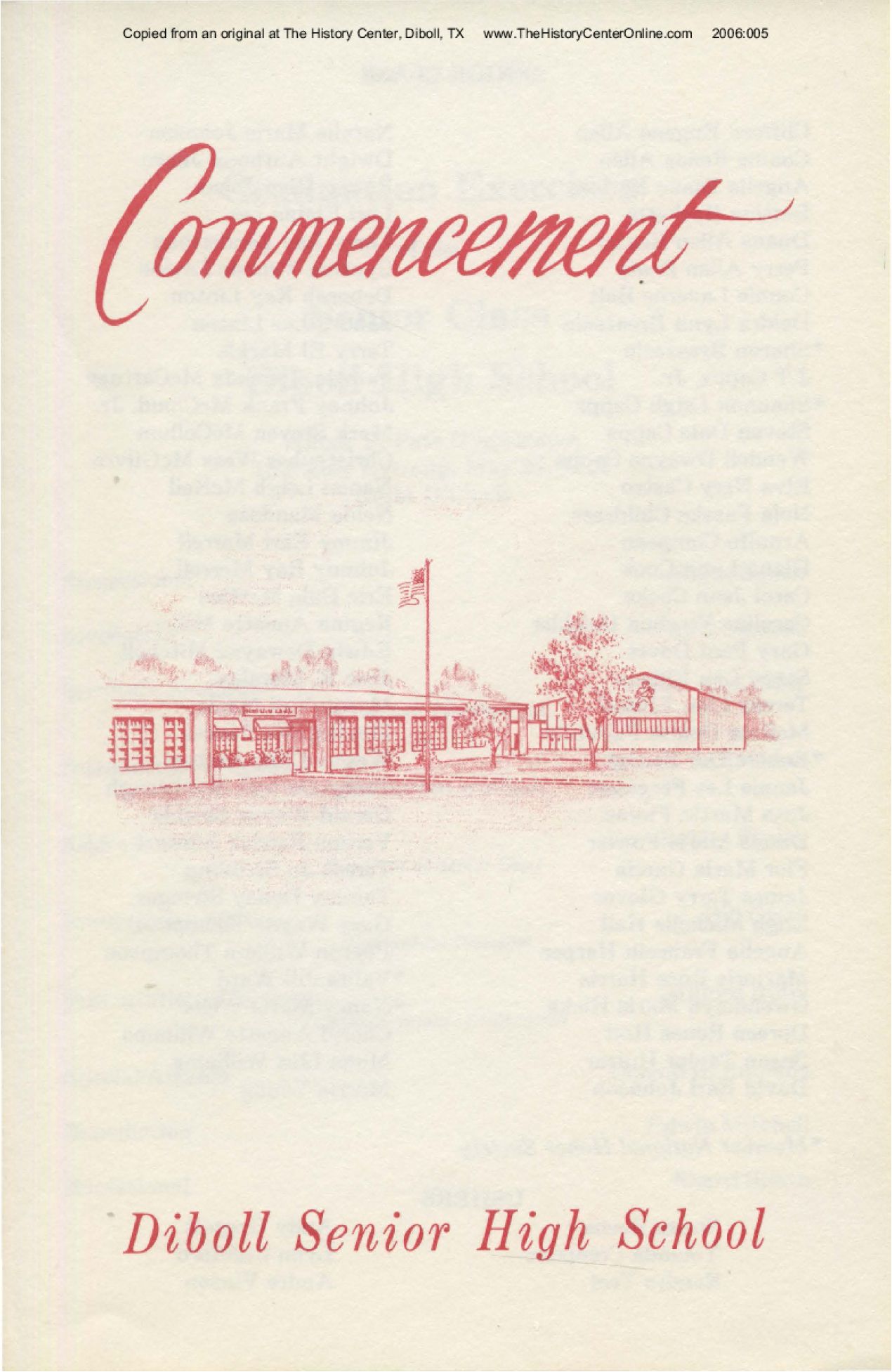 1982 Graduation Program