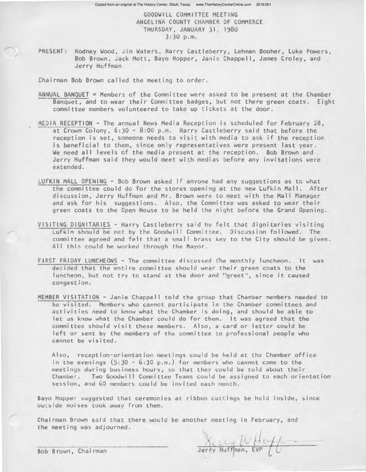 1980-1983 ACCM Committee Minutes