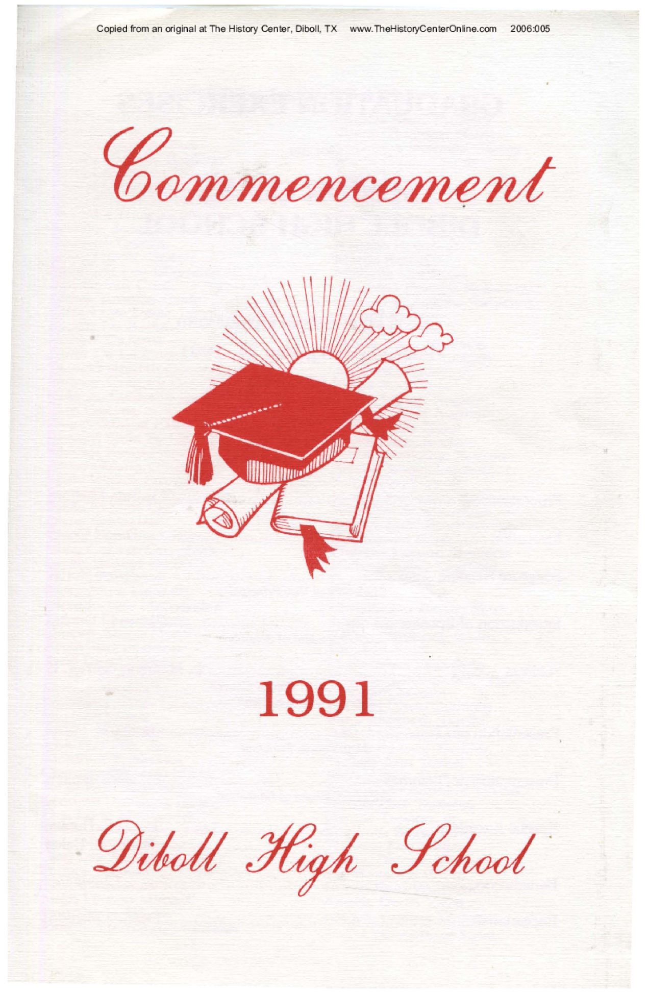 1991 Graduation Program