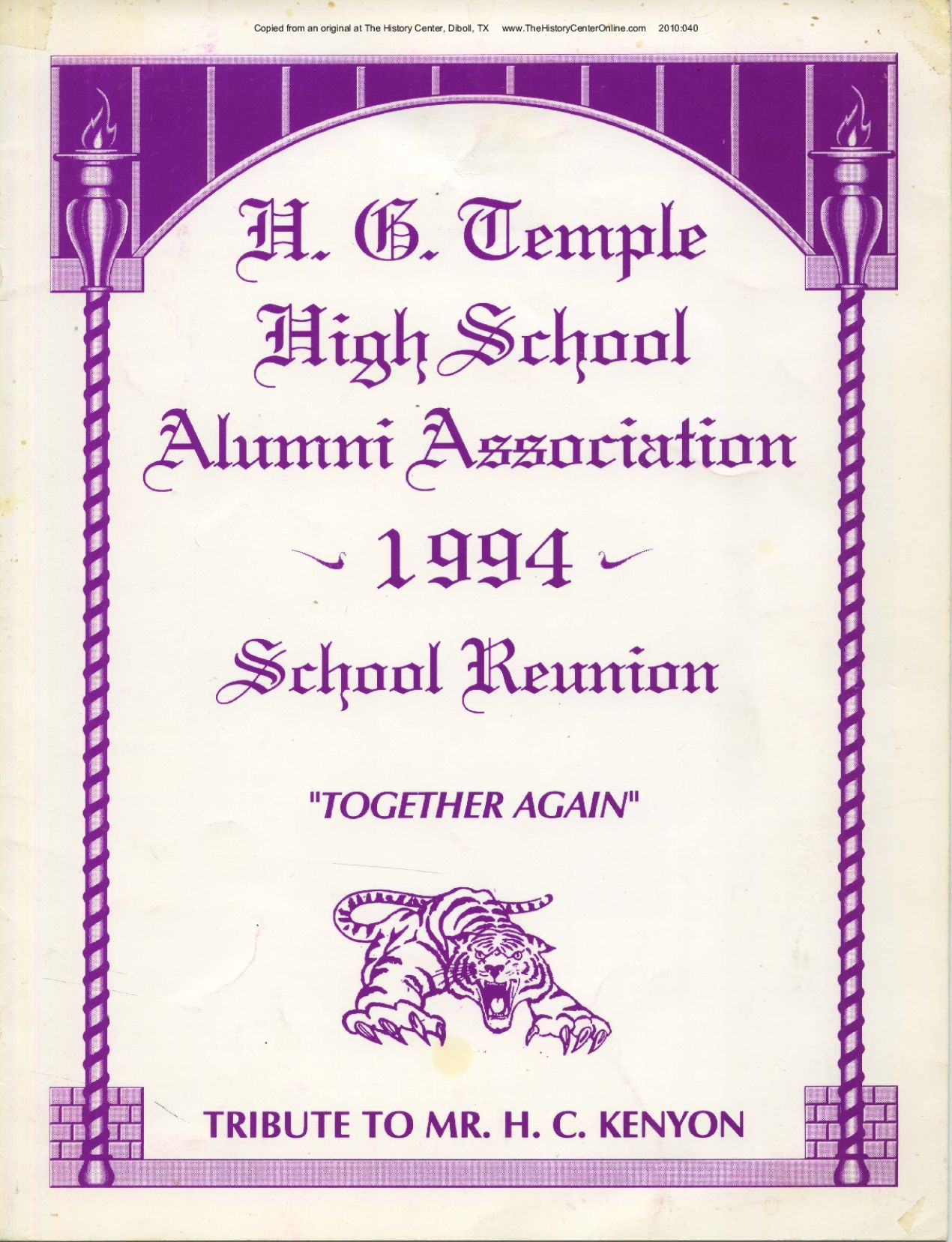 1994 H.G. Temple Alumni Directory