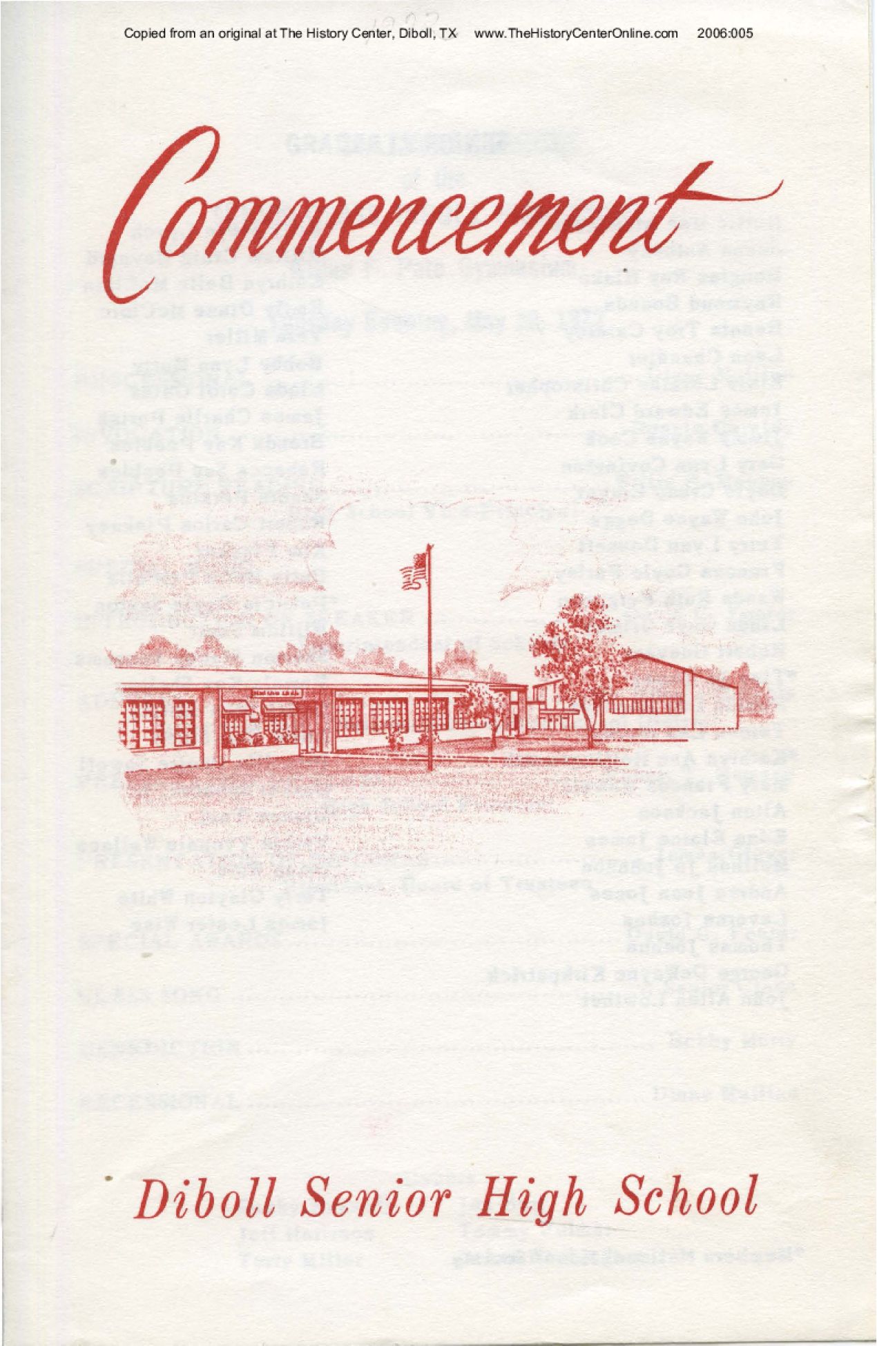 1972 Graduation Program