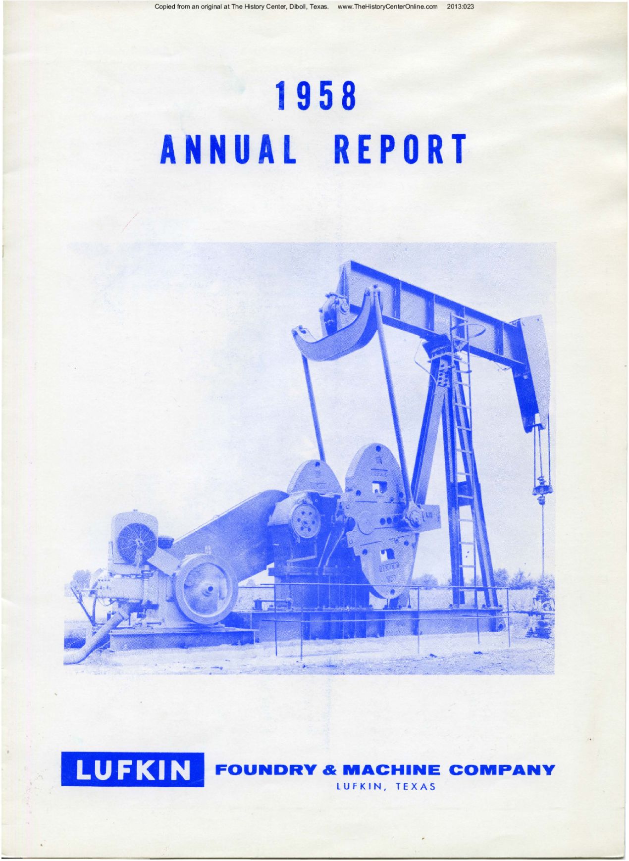 Lufkin Annual Report 1958