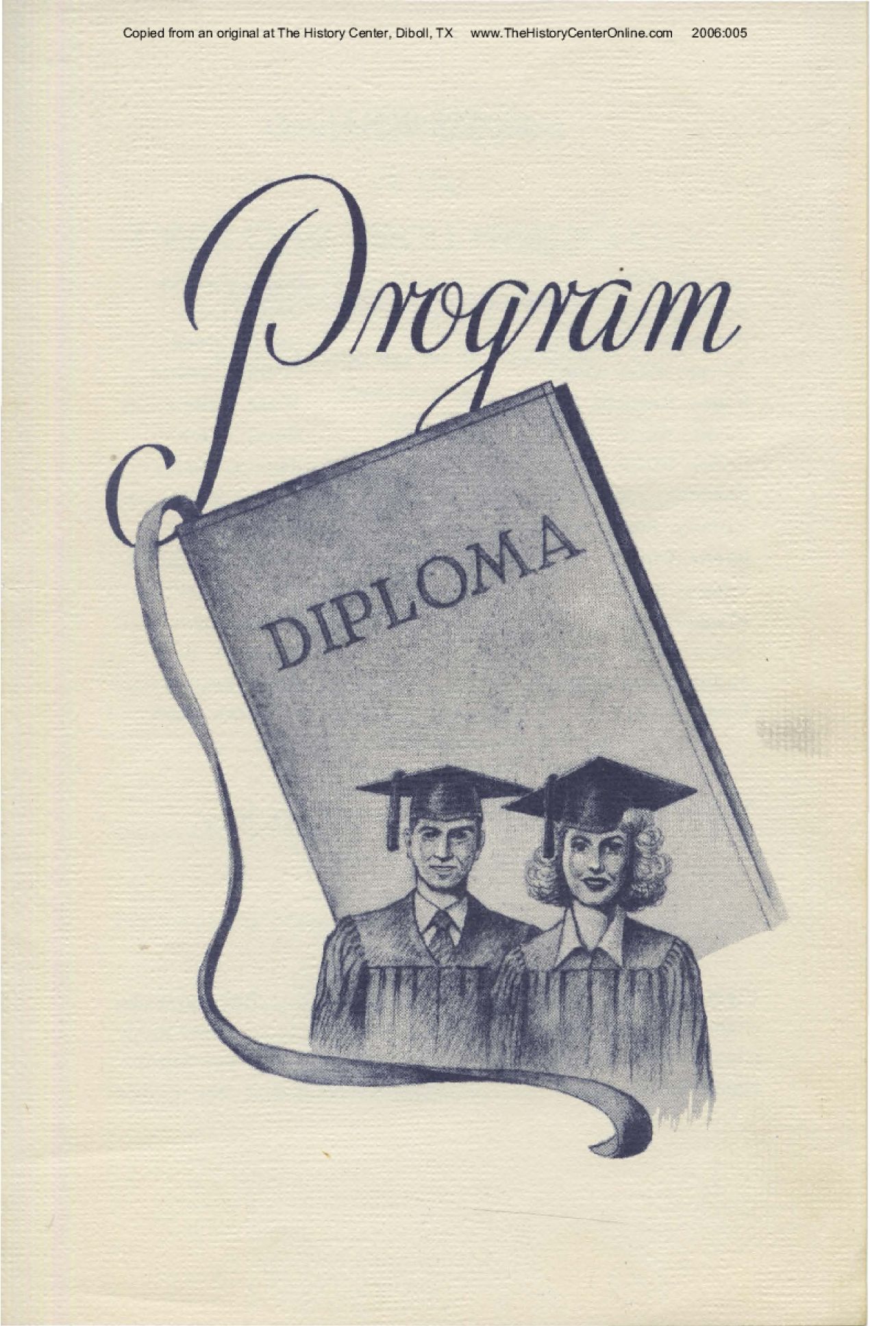 1959 Graduation Program