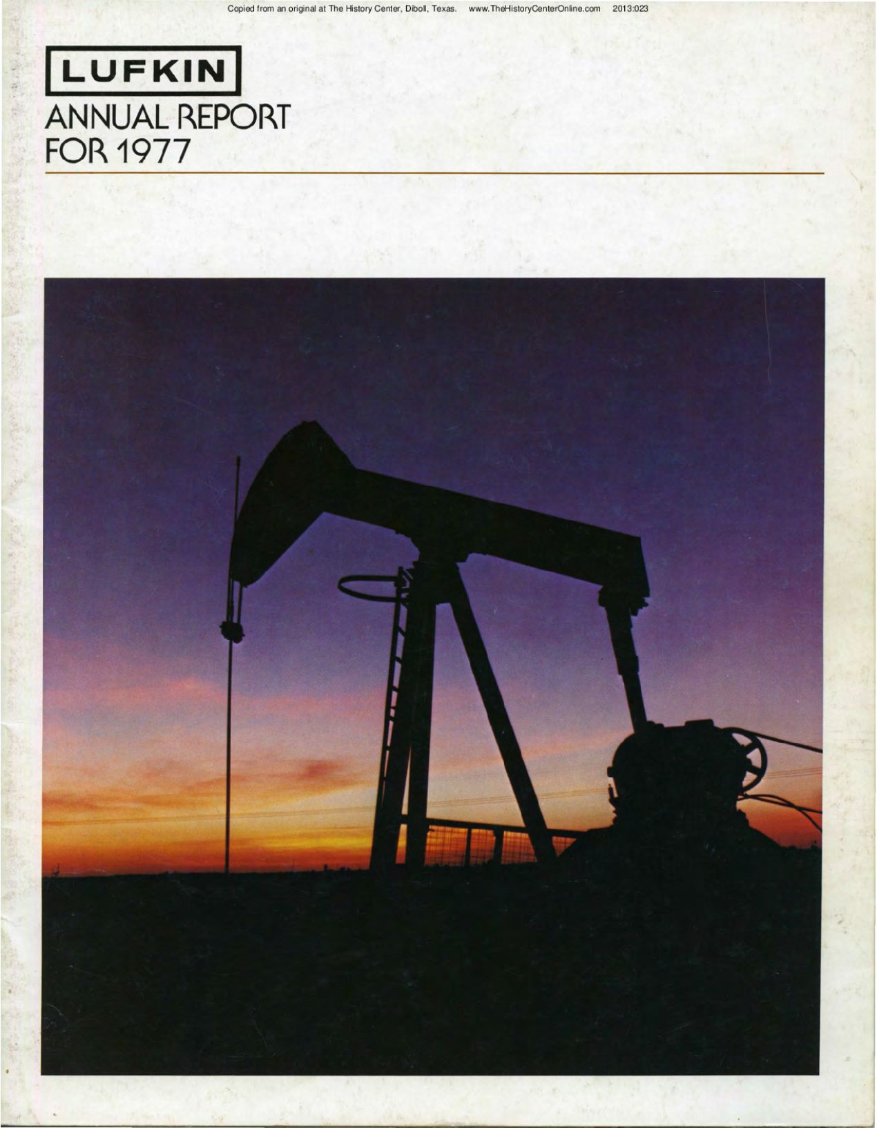 Lufkin Annual Report 1977