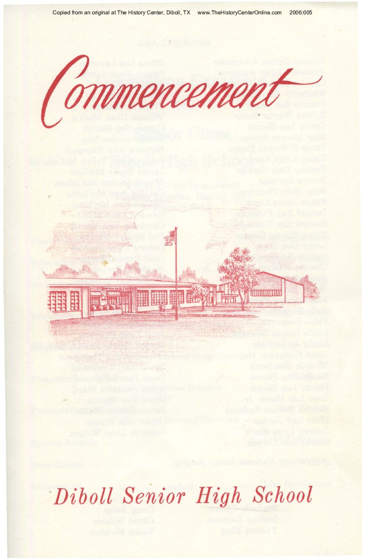 1977 Graduation Program