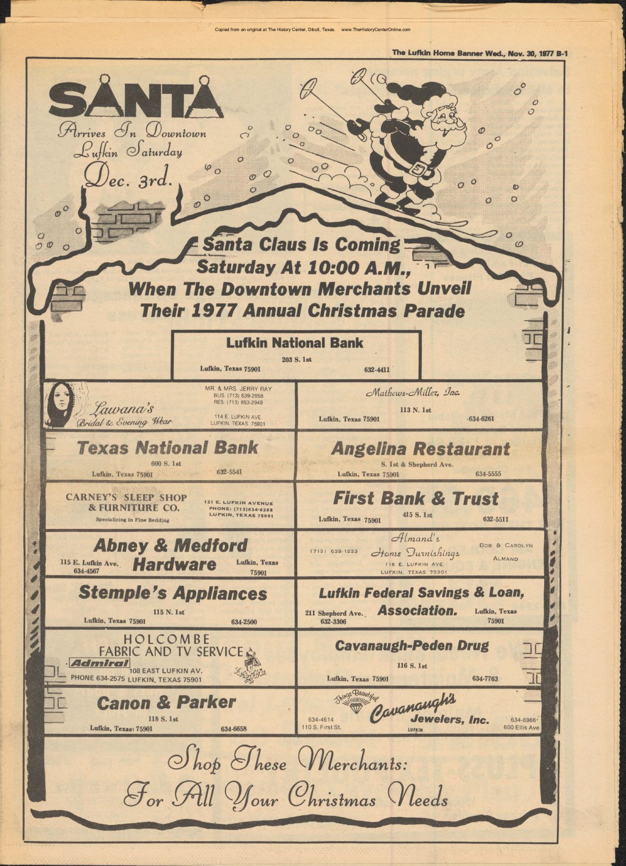 Lufkin Home Banner 1977 11 30 02