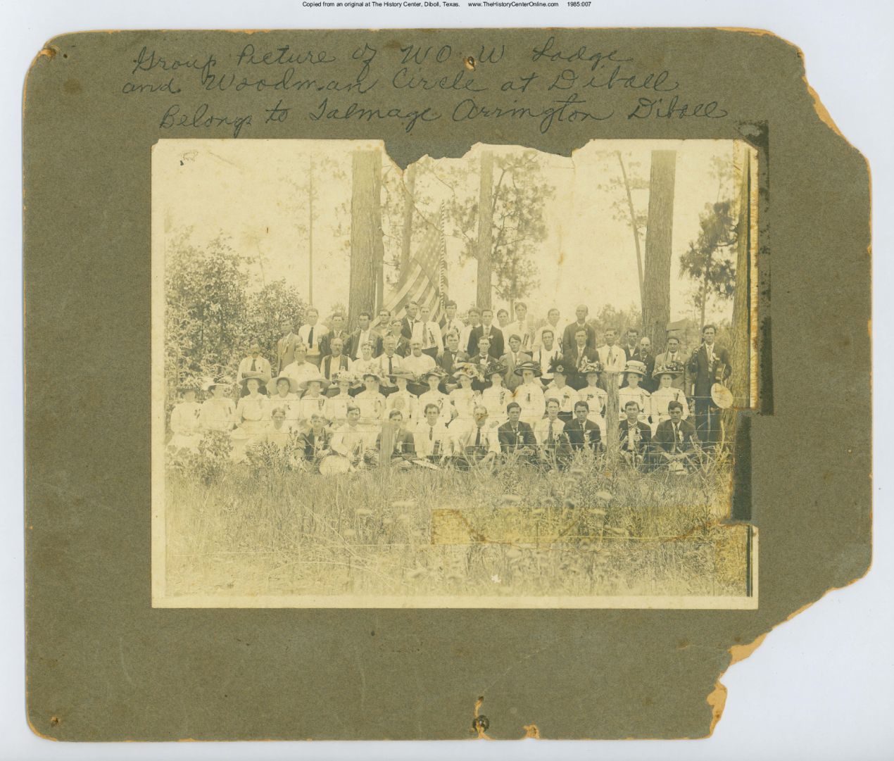 21 Woodmen of the World, ca. 1908