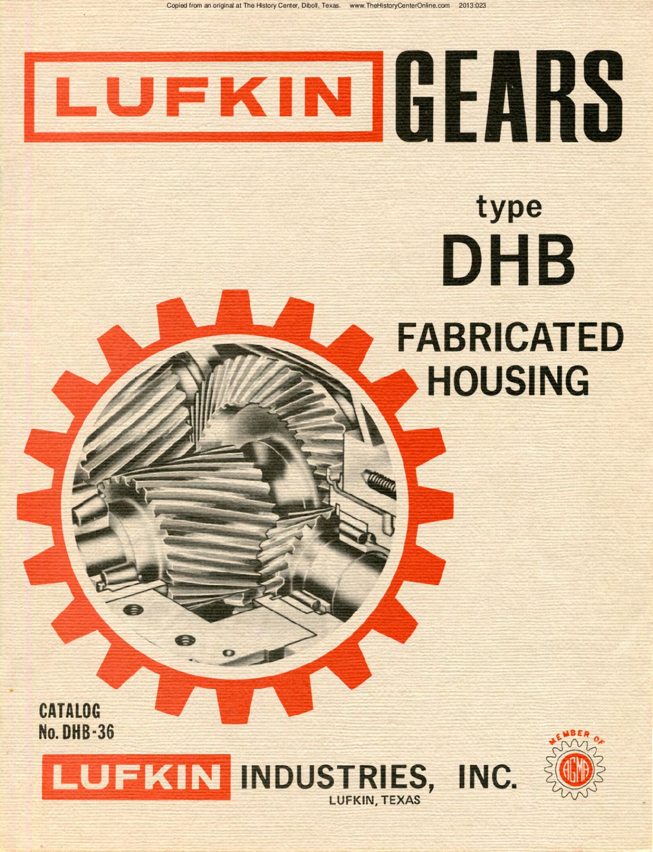 21 Lufkin Gears Cataloag DHB-36