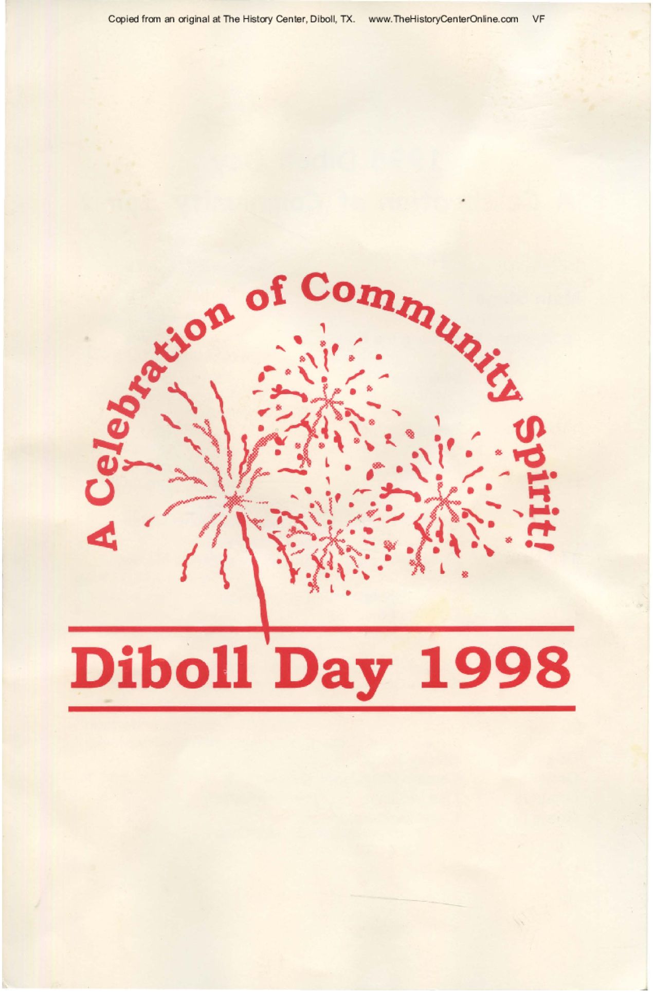 1998 Diboll Day Program