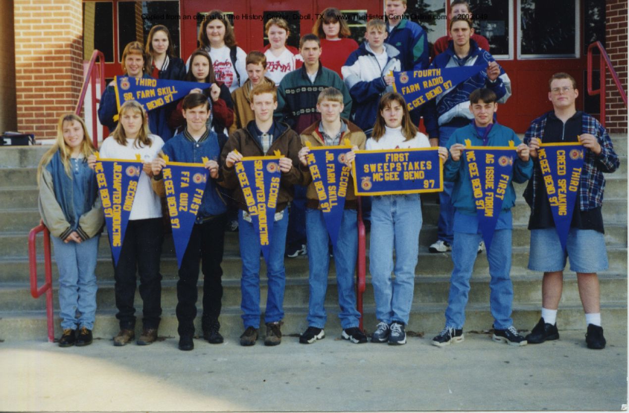 1997 McGee Bend Comptetition Awards