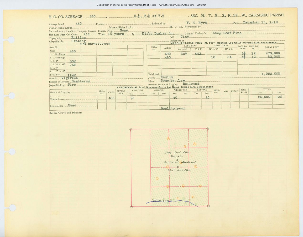 0034 Section 31, Township 5 South, Range 12 West, Louisana