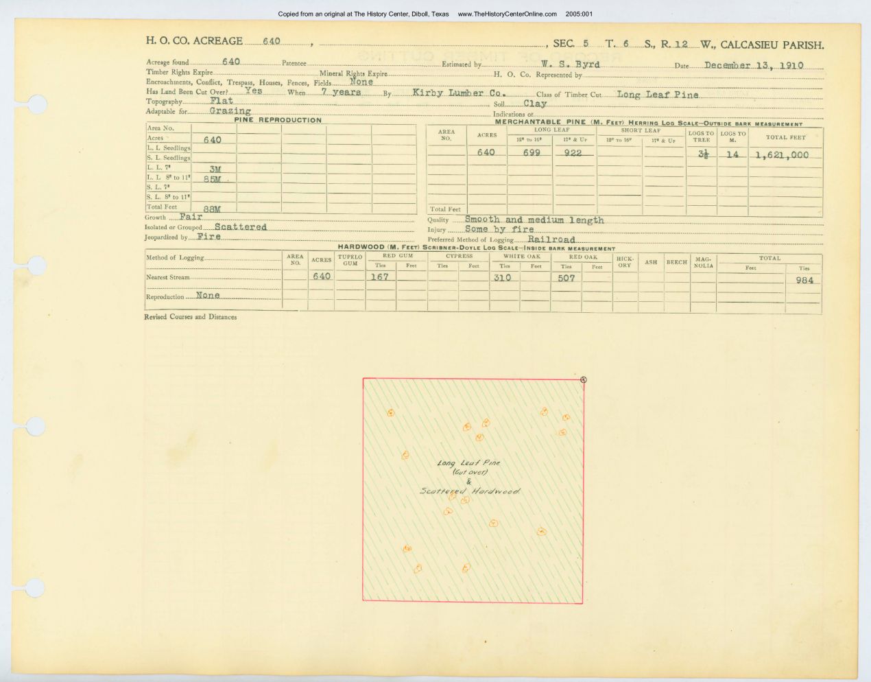 0003 Section 5, Township 6 South, Range 12 West, Louisana