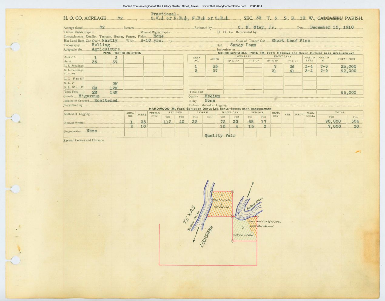 0038 Section 33, Township 5 South, Range 13 West, Louisana