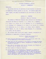 15 Memorial Hospital Bylaws 1951