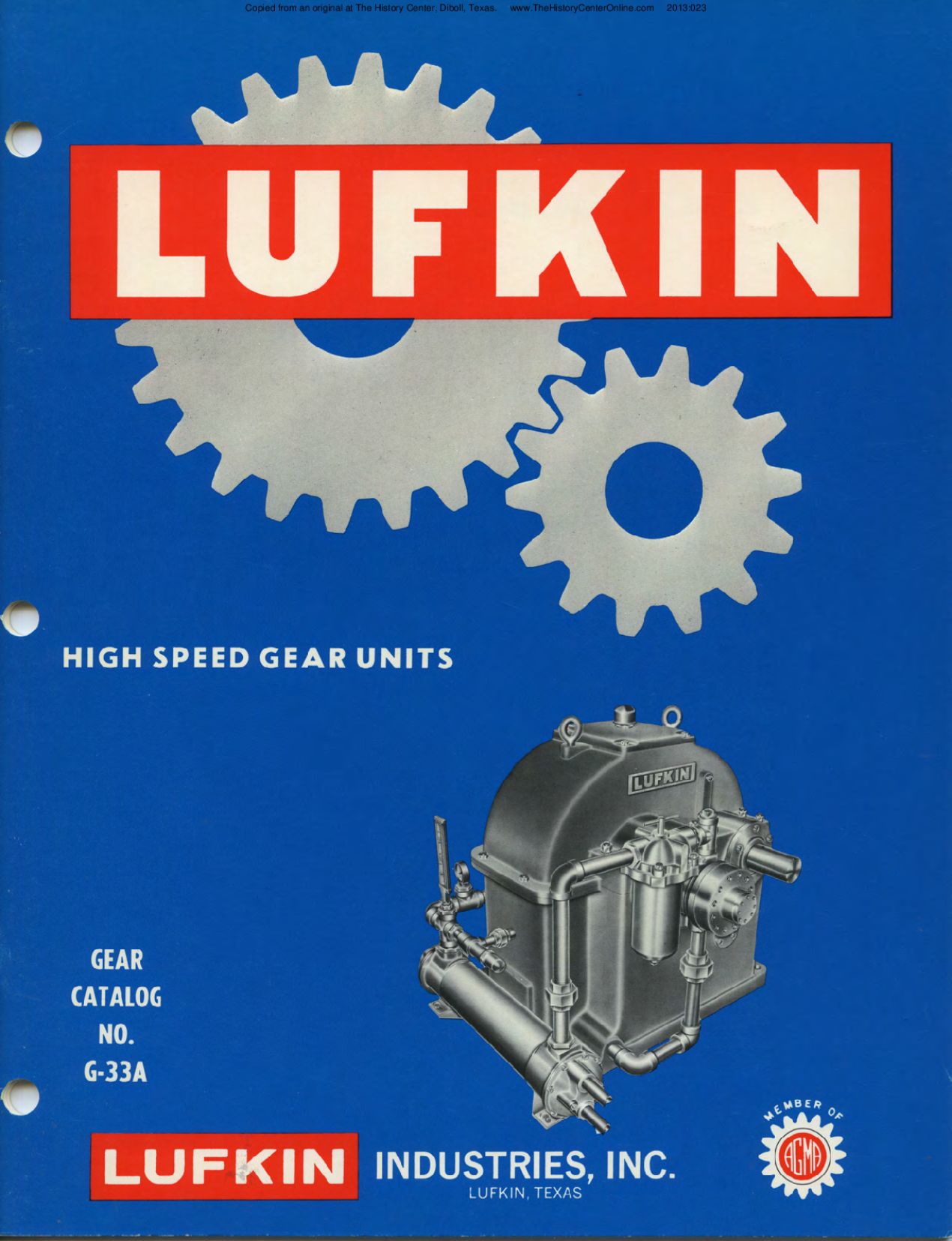 18 Lufkin Gears Catalog G-33A