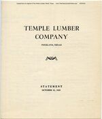 05 1949 Temple Lumber Company Annual Report
