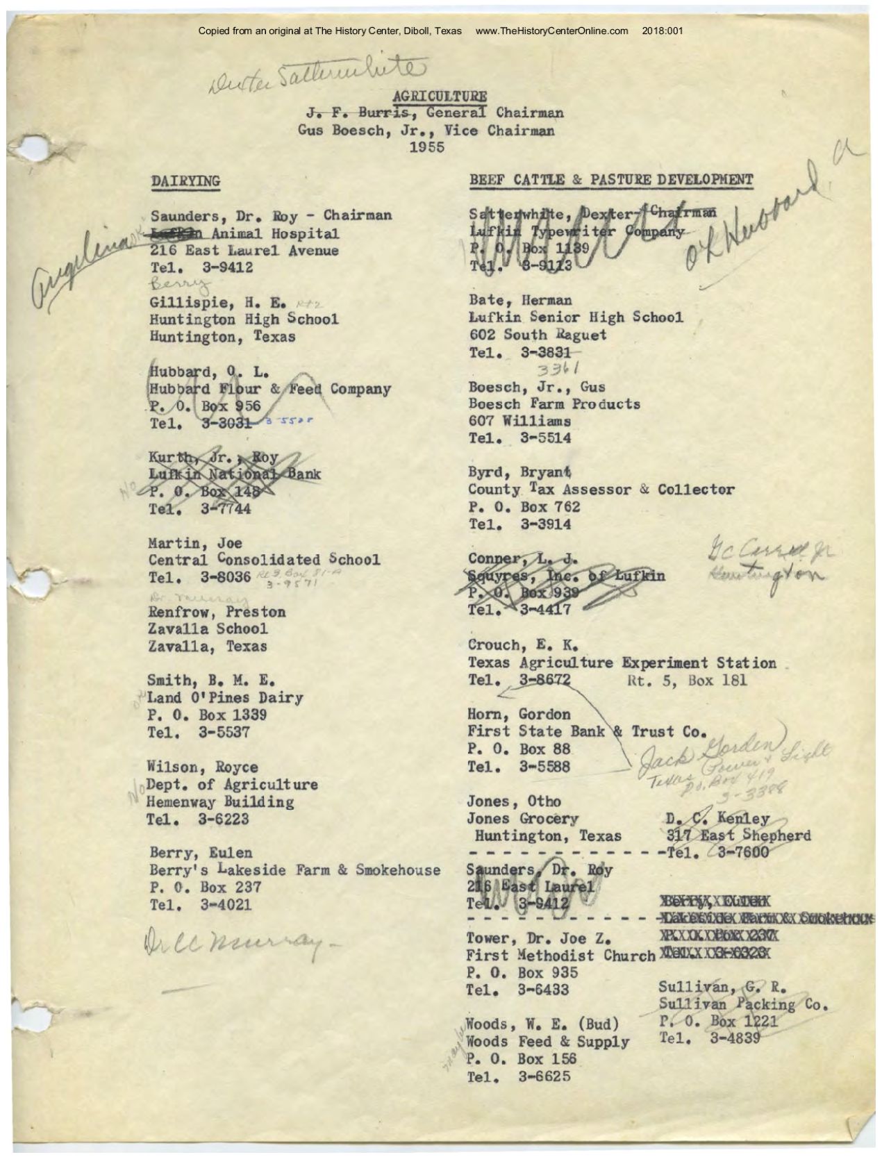 1955-1958 ACCM Committee Minutes