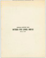 1954 Southern Pine Lumber Company Annual Report