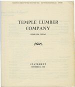 06 1950 Temple Lumber Company Annual Report