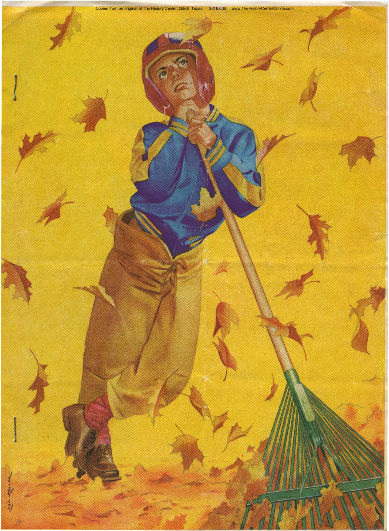 1953 Football Program