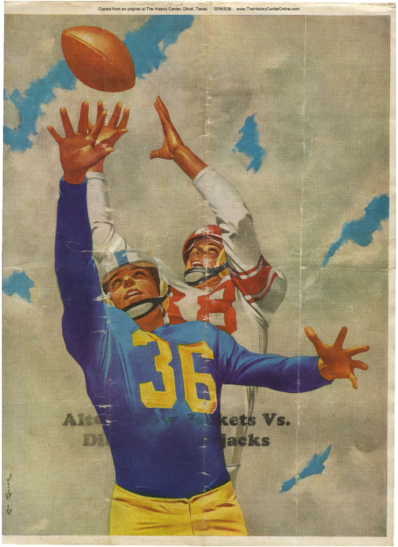 1953 09 18 Football Program