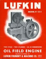 Oil Field Equipment Bulletin Engine Model H-333