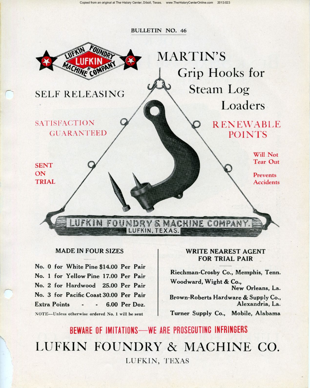 46 Bulletin 46, Grip Hooks