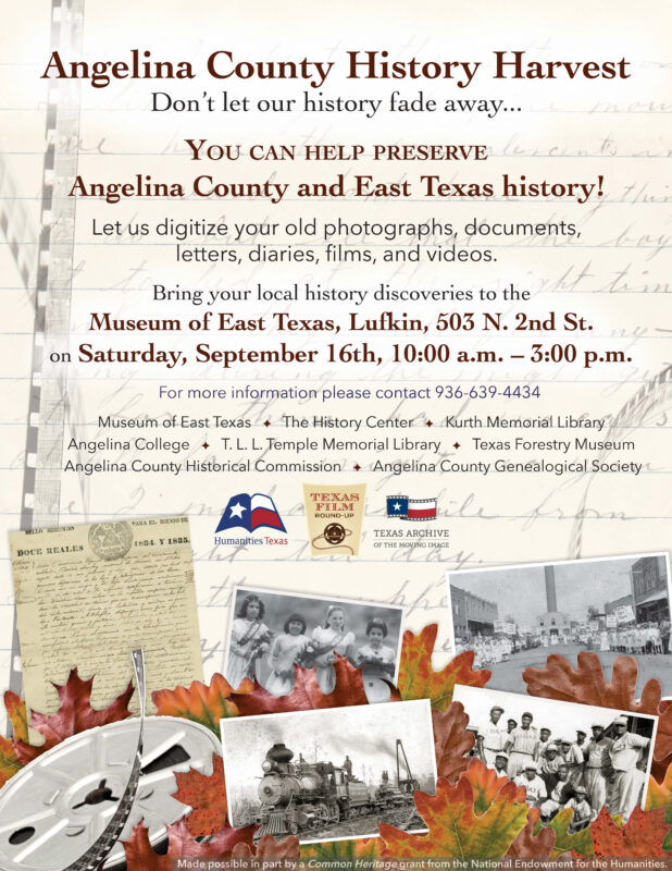  County Wide History Harvest September 16