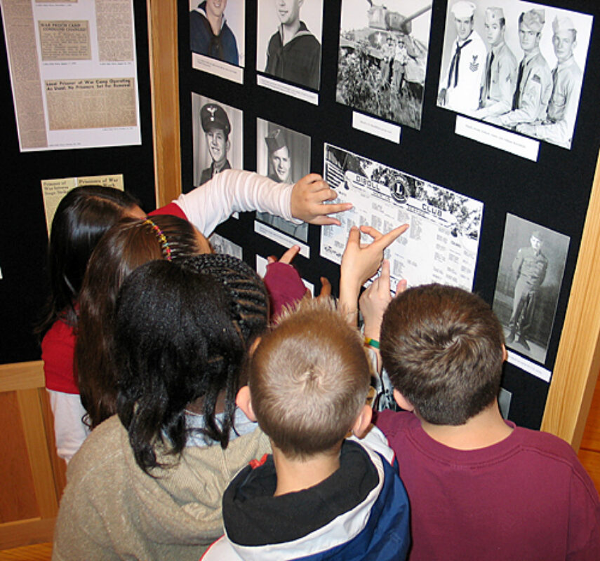  Students Visit World War II Exhibit and Collections